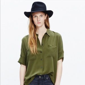 Madewell Silk Courier Shirt